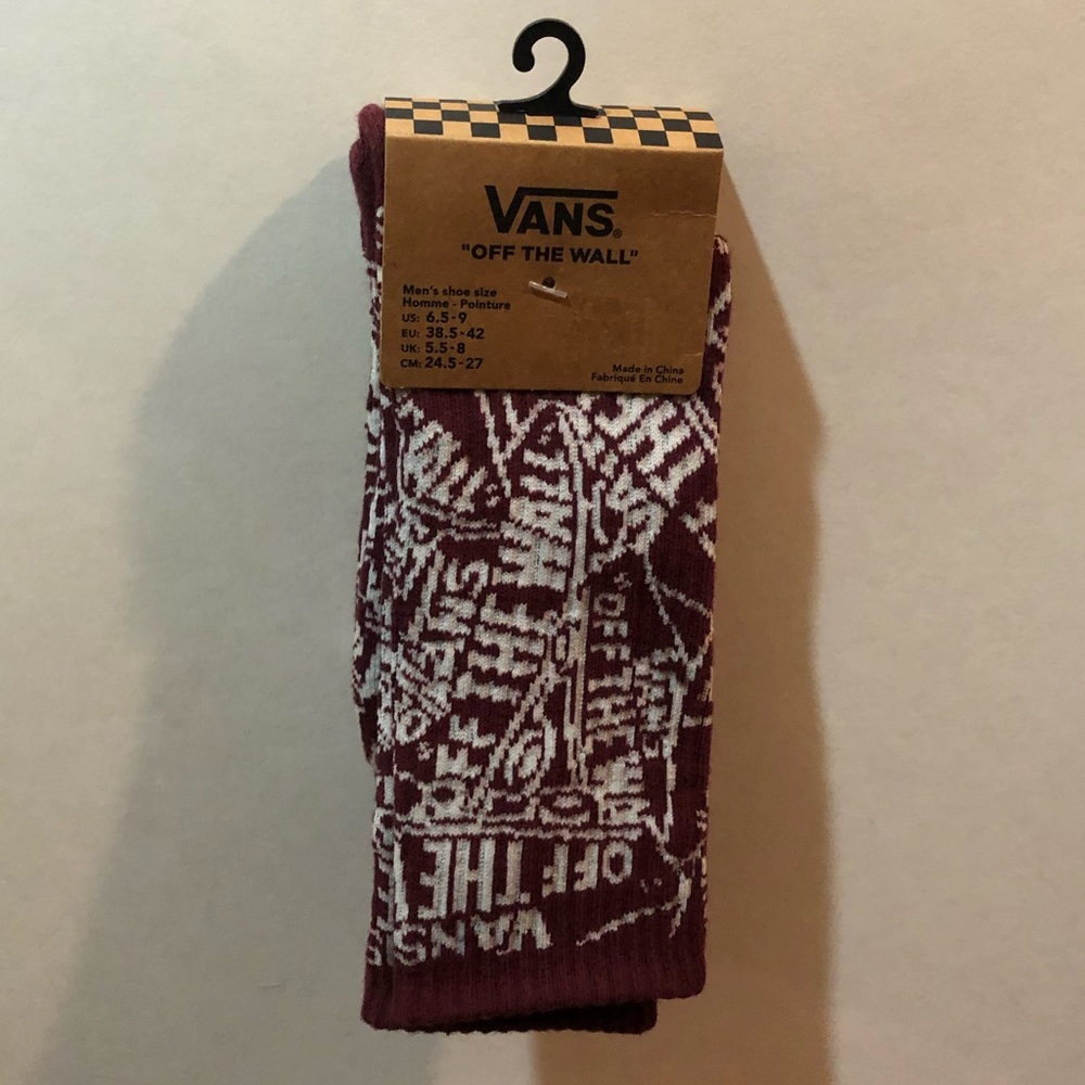 Vans Crew Socks, 1 Pair, Medium